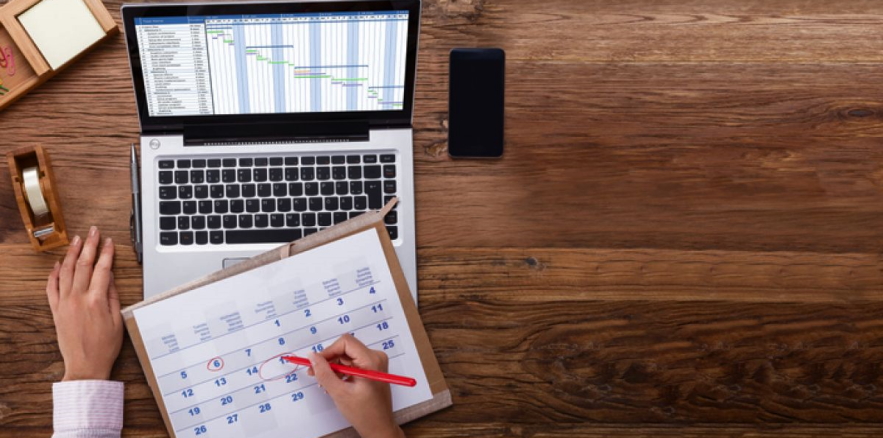 following a schedule